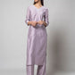 Wisteria Purple Silk Kurta Set - House of Ayuda